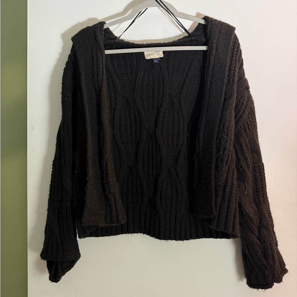 Black cardigan